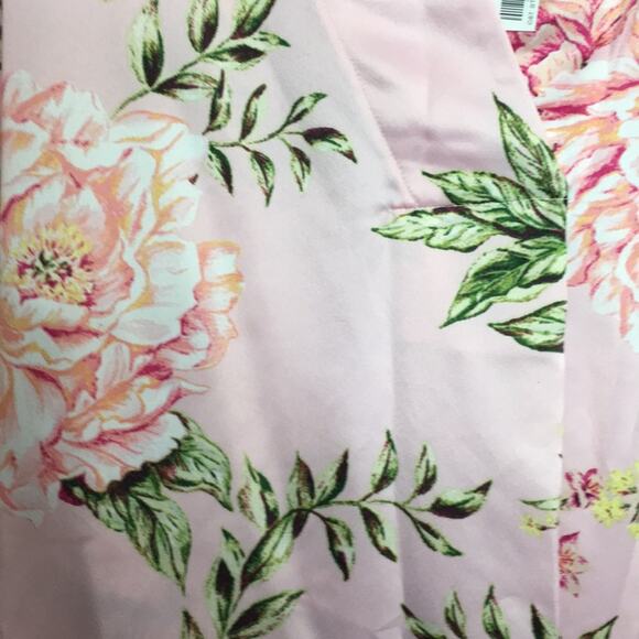 NWT Cabernet Sleep Sense satin floral long sleeve midi night gown sz S - Picture 2 of 7